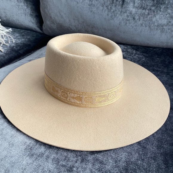 Lack Of Color Juno Boater Cream 55cm S 
